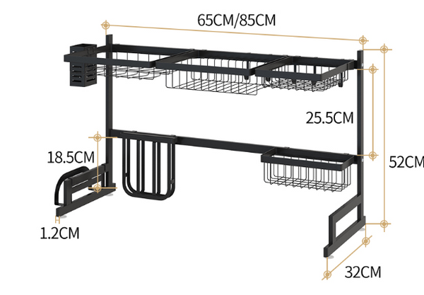 Escorredor Suspenso Inox - Economize Espaço e Organize Sua Cozinha!