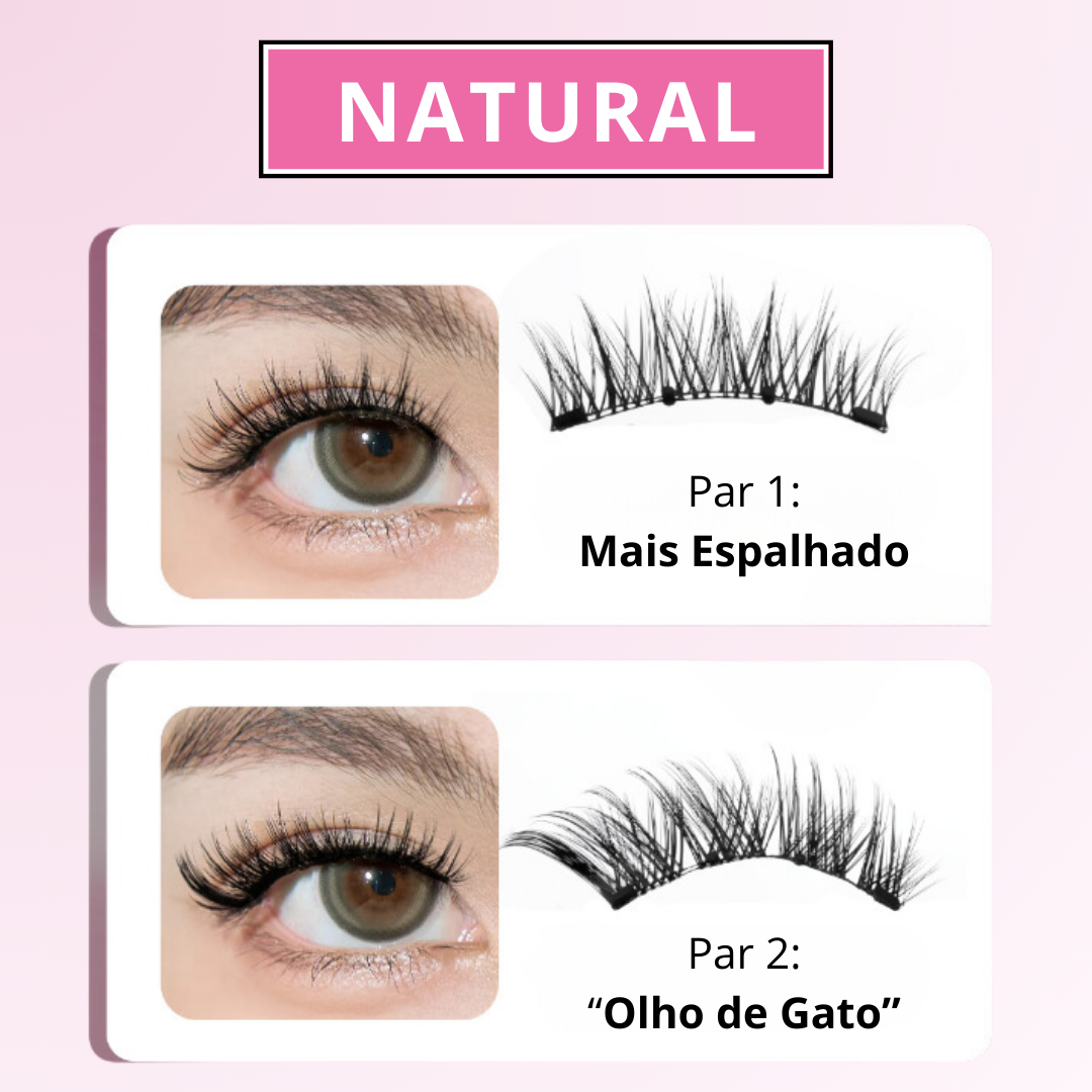 AureaLashes² | Cílios Magnéticos em Dobro (Com Aplicador Grátis)