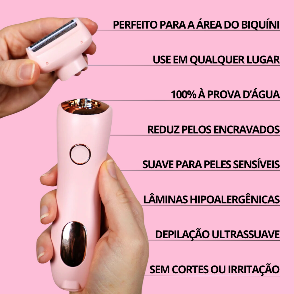 Depilador 2 em 1 Velure™ | À Prova D'Água
