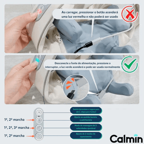 Massageador CalminZen® Para Pescoço, Costas, Pernas e Ombro
