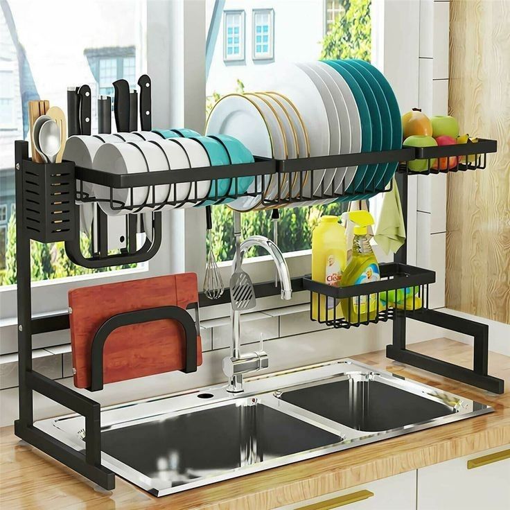 Escorredor Suspenso Inox - Economize Espaço e Organize Sua Cozinha!