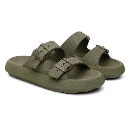 Chinelo Feminino Nuvem Slide Confortável Birken Fivela